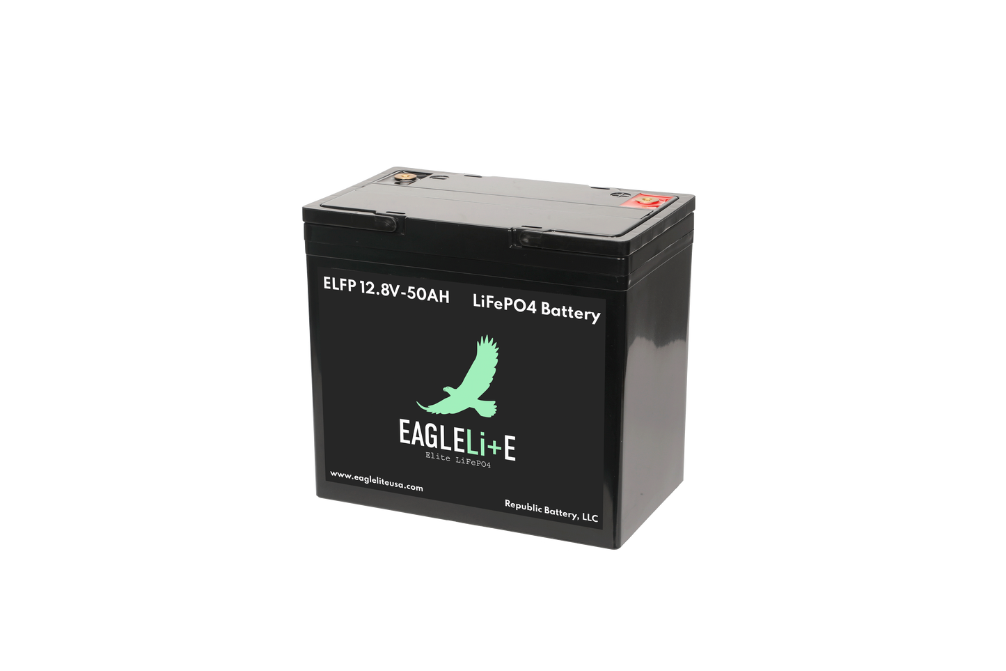 ELFP1250 EagleLite Elite LiFePO4 12.8V 50AH Lithium Deep Cycle Battery w/ BlueTooth