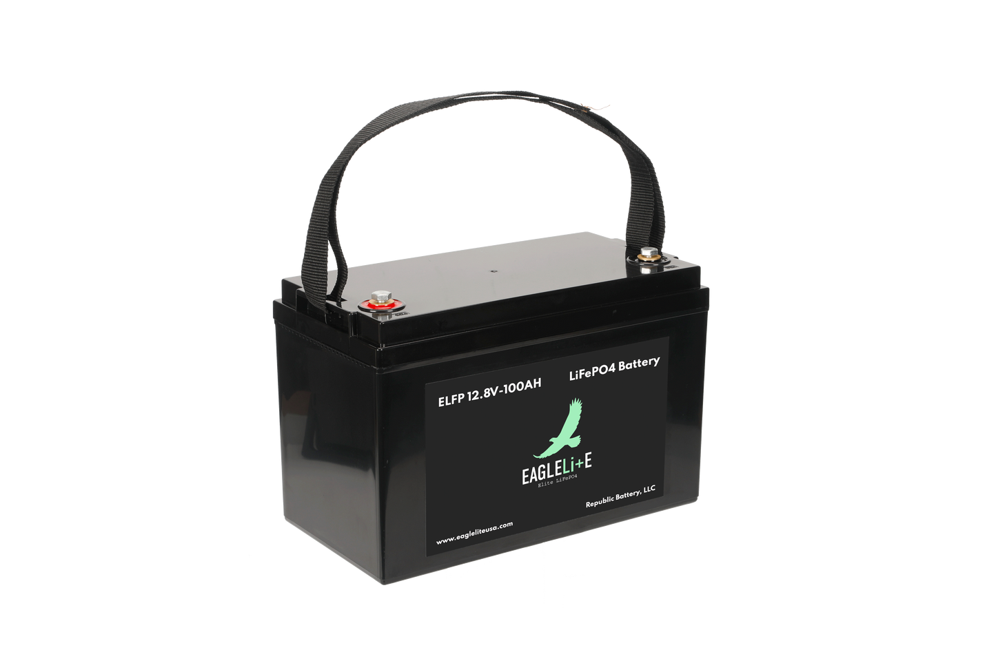 ELFP12100 EagleLite Elite LiFePO4 12.8V 100AH Lithium Deep Cycle Battery w/ BlueTooth