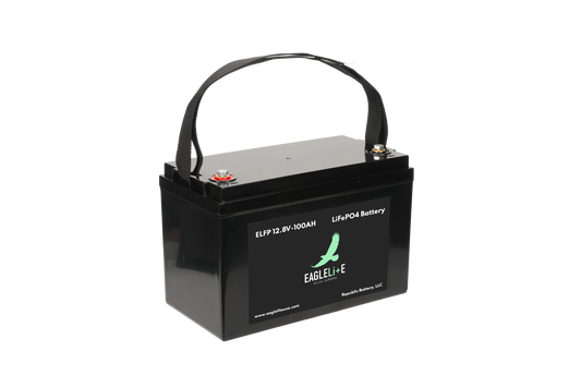 ELFP12100 EagleLite Elite LiFePO4 12.8V 100AH Lithium Deep Cycle Battery w/ BlueTooth