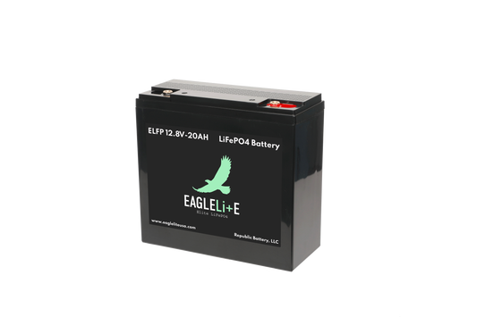 ELFP1220 EagleLite Elite LiFePO4 12.8V 20AH Lithium Deep Cycle Battery w/ BlueTooth